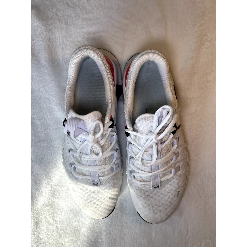 Mens Nike Free Metcon 5 White/Black/Bright Crimson Runners Size 11.5 - Picture 5 of 8